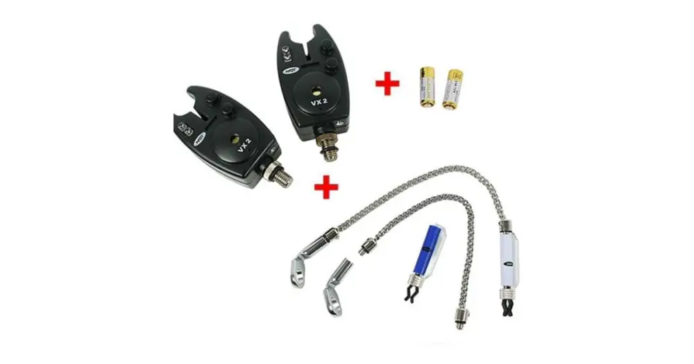 Jen Po Omezenou Doba NGT 2x Hlásič Bite Alarm VX2 + 2x Řetízkový Swinger + 2x baterky