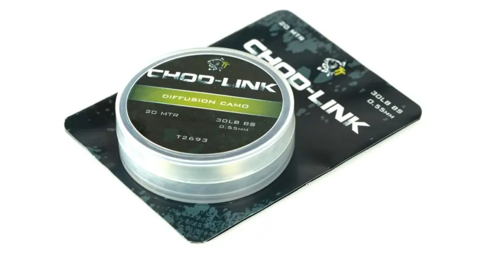 Rychlé Dodání Nash Návazcový vlasec Chod Link Diffusion Camo 20 m-Průměr 0,45 mm / Nosnost 20 lb