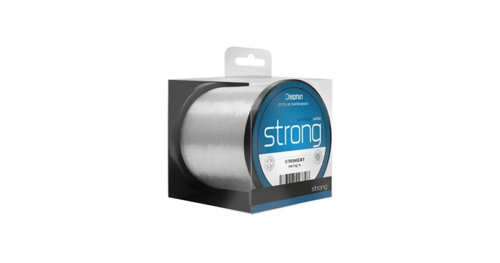 Delphin Vlasec Strong Cat Transparentní - Průměr 0,50 mm Nosnost 31,7 lb Návin 2000 m Koupit Online