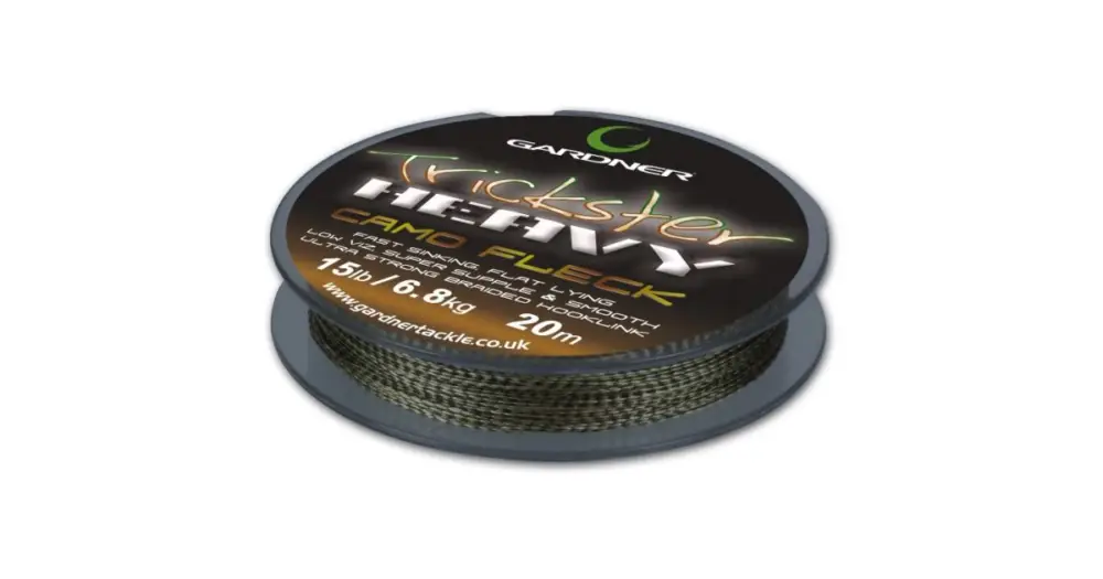 Gardner návazcová šňůra Trickster Heavy 20 m-Nosnost 25lb / Barva GREEN Jen Po Omezenou Doba