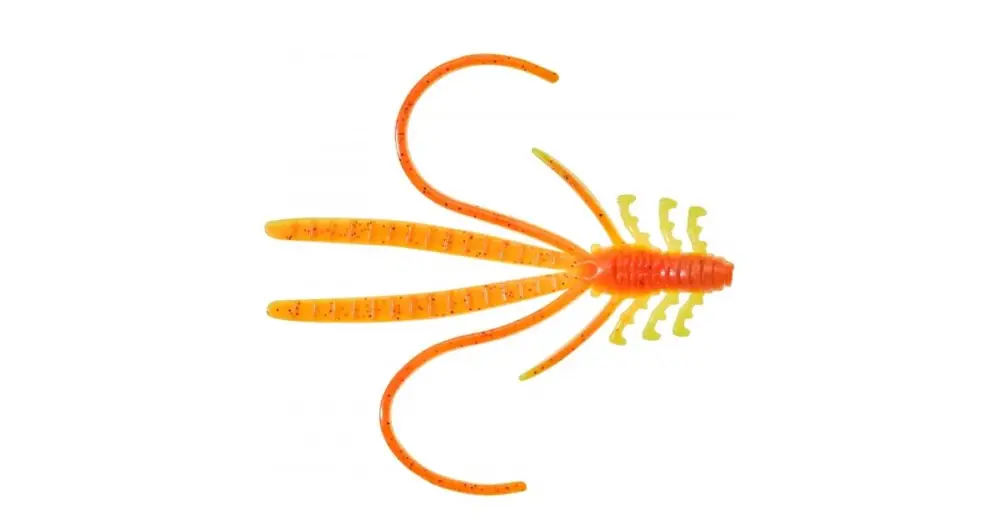 Autentický Gunki Gumová Nástraha Nymfa Naiad Orange Chicken-5 cm