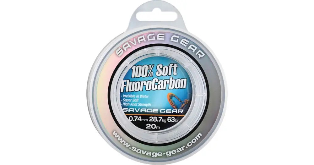 Savage Gear Florocarbon Soft Fluoro Carbon 20 m - Průměr 0,60 mm / Nosnost 21.6kg 48lb Dokud Zásoby Vydrží