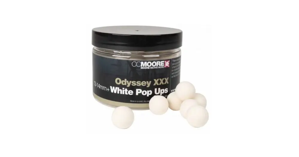 CC Moore Plovoucí Boilie Odyssey XXX Bílé Extra Plovoucí 13-14 mm 45 ks Odeslání Ihned