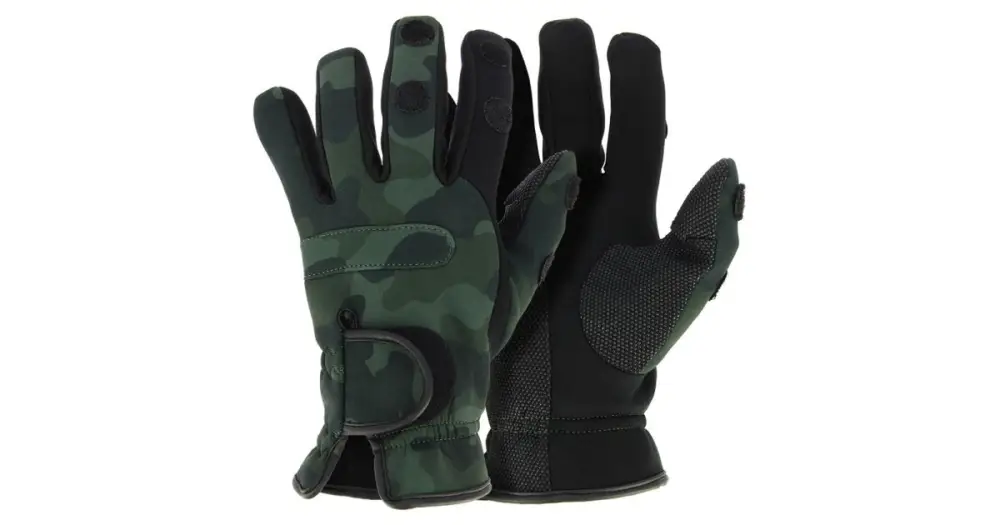 NGT Neoprénové Rukavice Camo Gloves-Velikost L Akční Cena