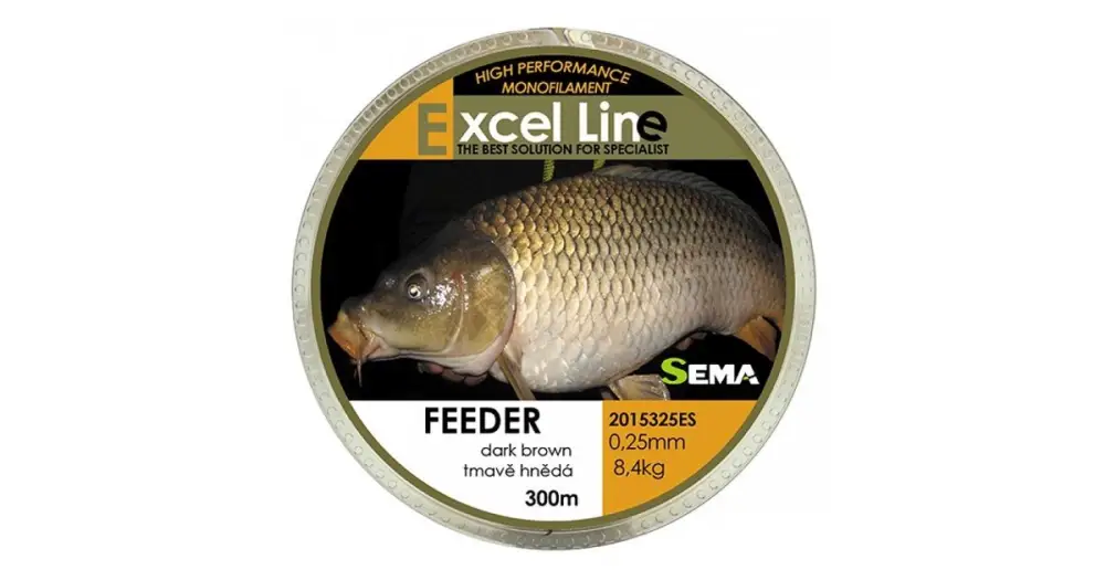 Top Prodej Sema Vlasec Feeder Hnědá 300 m-Průměr 0,18 mm / Nosnost 4,9 kg