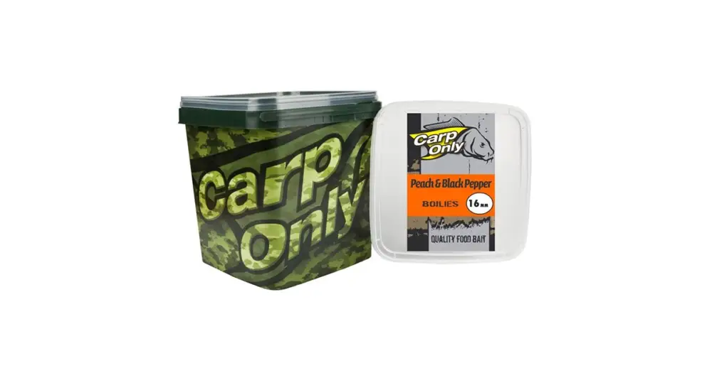Carp Only Boilies Peach & Black Pepper 3 kg-16 mm Omezená Nabídka