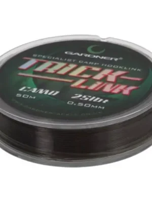 Akční Cena Gardner Vlasec Trick Link Camo 50 m-Průměr 0,45 mm / Nosnost 20 lb