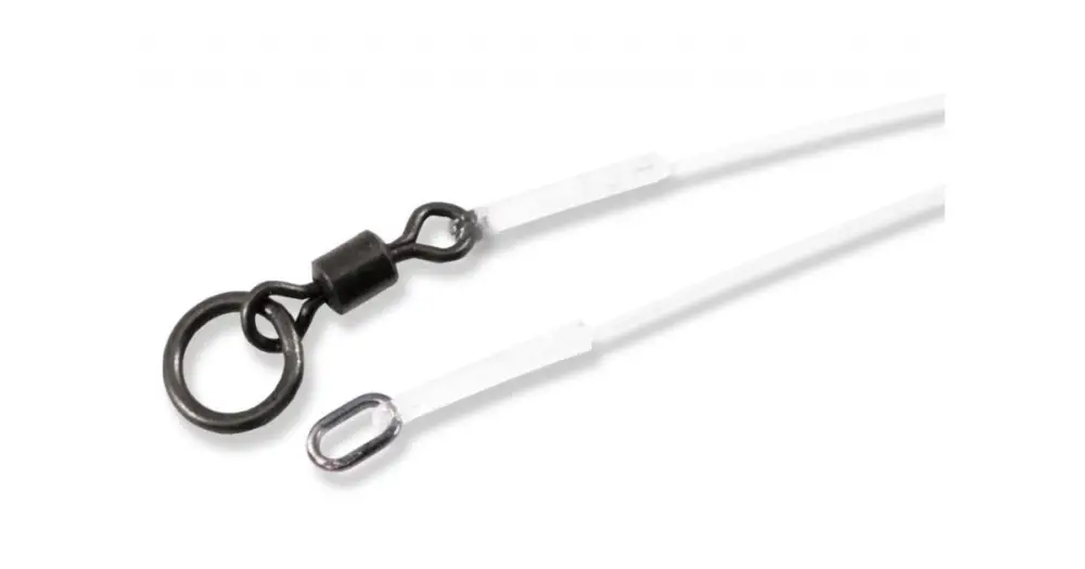 Nejlepší Cena Carp´R´Us Stiff Link Na Kombinované Montáže Oval Ring a Ring Swivel - 6,5 cm 90 lb