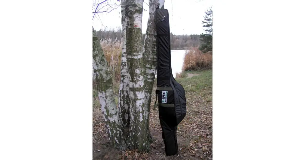 Nejprodávanější R-SPEKT Triple polstrované černé pouzdro na 3 pruty-180 cm 11 ft