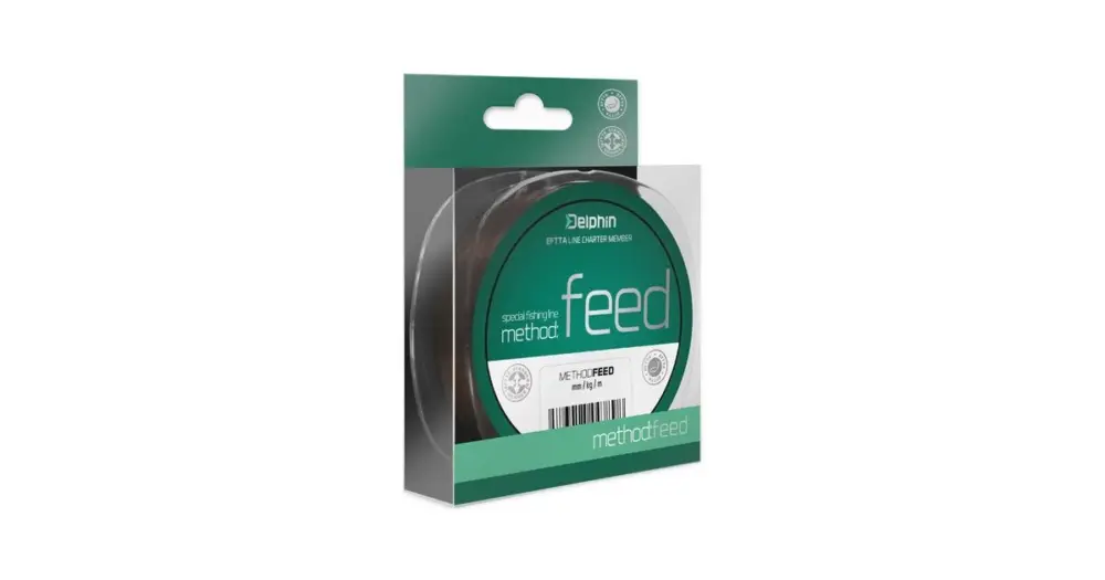 Ověřený Delphin Vlasec Method Feed Hnědá 150 m-Průměr 0,14 mm / Nosnost 4 lb