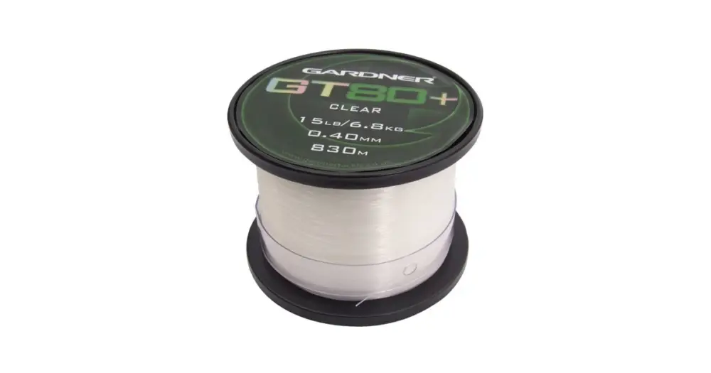 Gardner Vlasec GT80 Clear -Průměr 0,35 mm / Nosnost 5,4 kg / Návin 1030 m Expresní Doručení