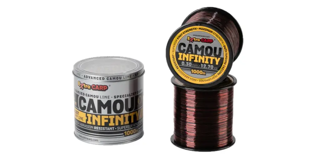 Extra Carp Vlasec Infinity Camou 1000 m-Průměr 0,33 mm / Nosnost 13,9 kg Must-Have