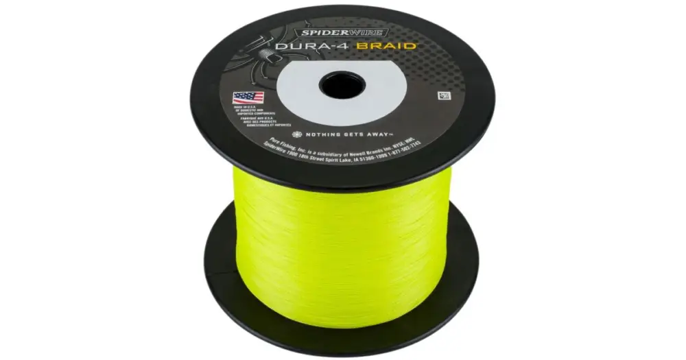 Bezpečná Platba Spiderwire Splétaná Šňůra DURA4 Yellow-Průměr 0,10 mm / Nosnost 9,1 kg
