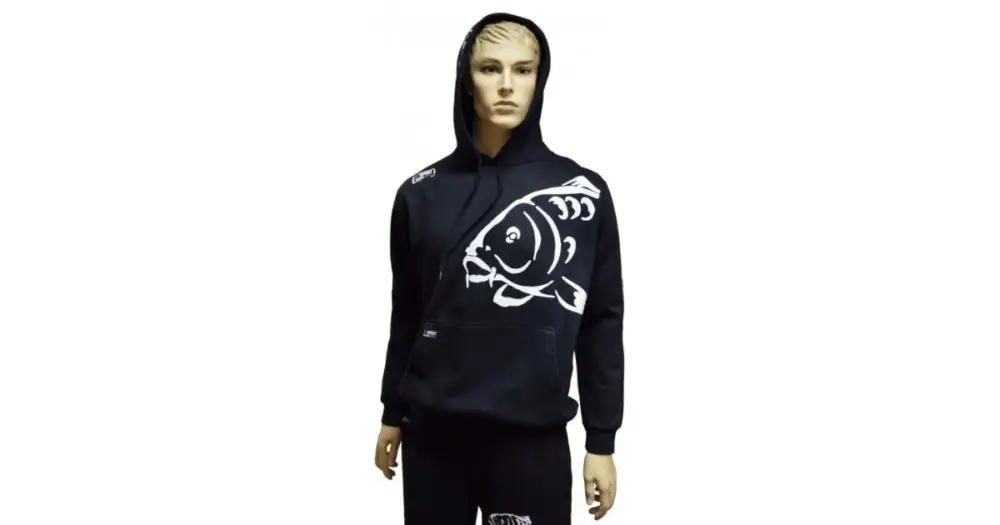 R-SPEKT Mikina s Kapucí Carper Black-Velikost XL Finální Výprodej