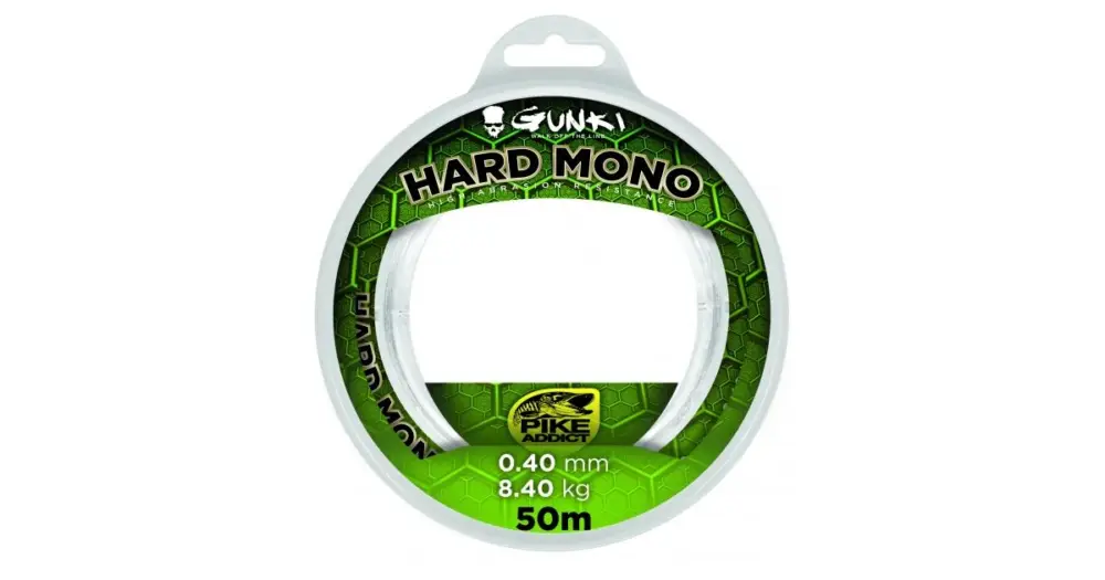 Jen Po Omezenou Doba Gunki Vlasec Hard Mono Čirá 50 m-Průměr 1,20 mm / Nosnost 51 kg