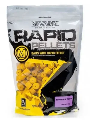 Akce Mivardi Pelety Rapid Sweet Corn-2,5 kg 8 mm