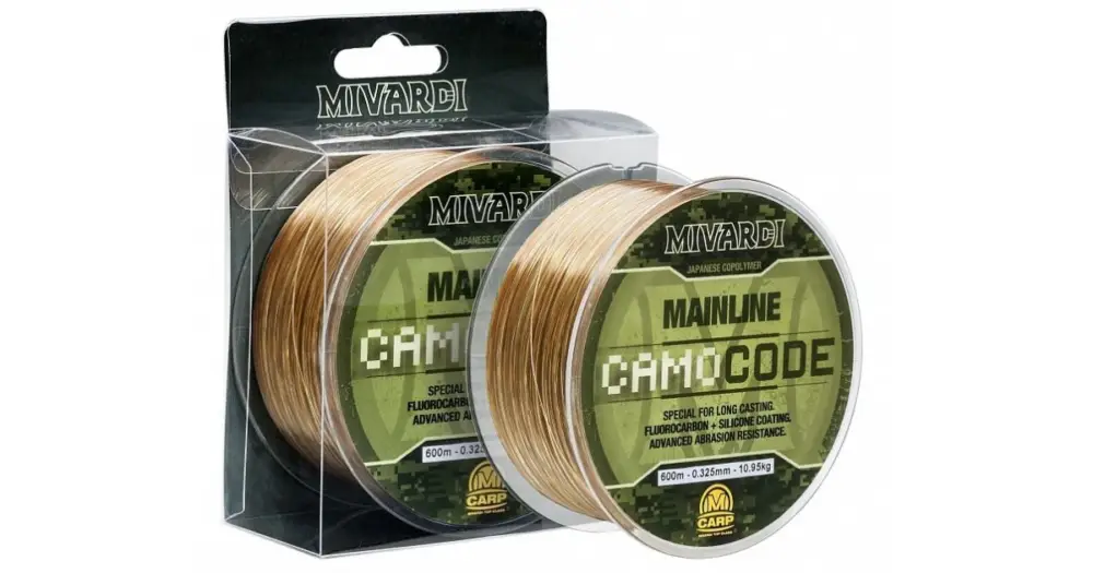 Mivardi Vlasec CamoCode Mainline Camo 600 m-Průměr 0,285 mm / Nosnost 8,75 kg Nejprodávanější