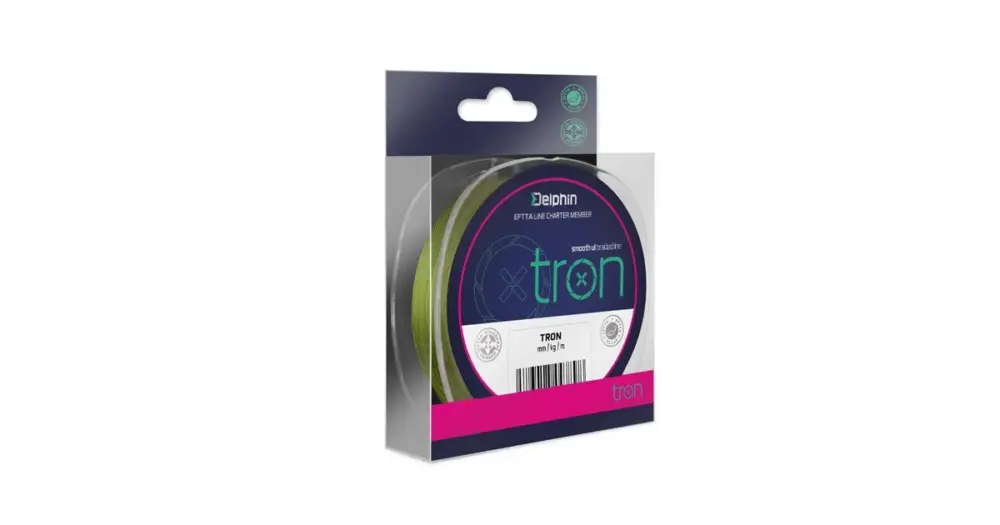 Delphin Splétaná Šňůra Tron-Průměr 0,06 mm / Nosnost 2,70 kg / Návin 300 m Akční Nabídka
