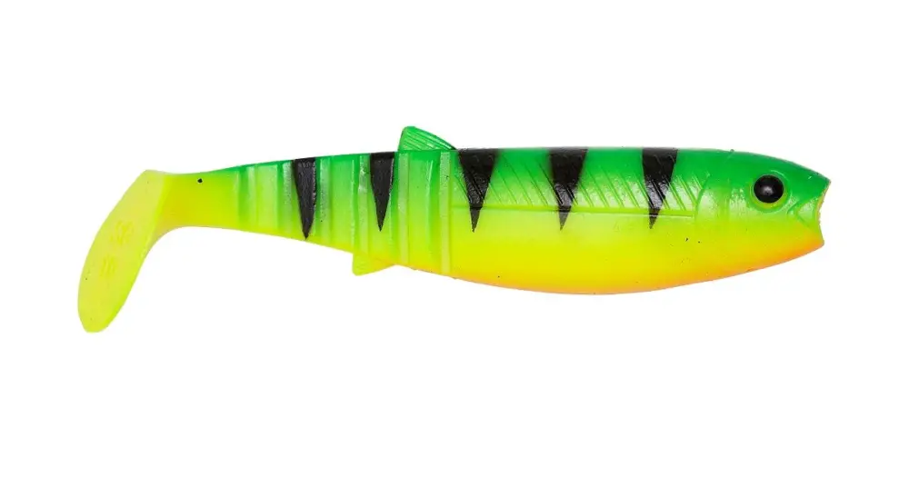 Cenový Hit Savage Gear Gumová Nástraha Cannibal Shad Bulk Firetiger-6,8 cm 3 g