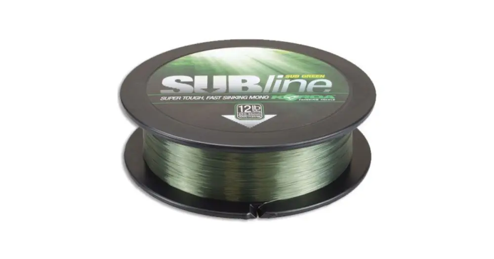 Sleva Korda Vlasec Subline Ultra Tough Green 1000 m-Průměr 0,40 mm / Nosnost 15 lb