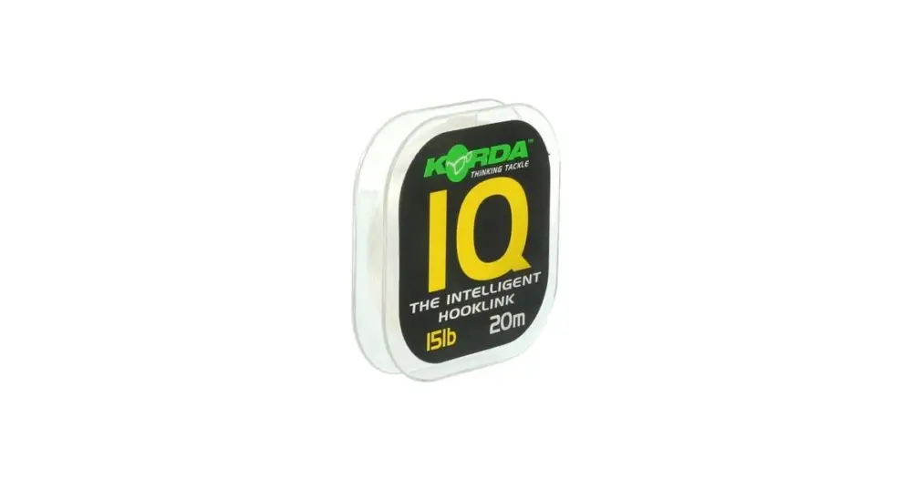 Speciální Cena Korda FluorocarbonIQ The Intelligent Hooklink 20 m-Nosnost 15 lb
