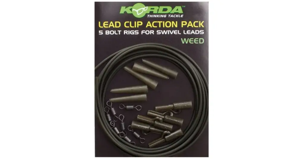 Super Cena Korda Montáž Lead Clip Action Pack 5 ks-Gravel