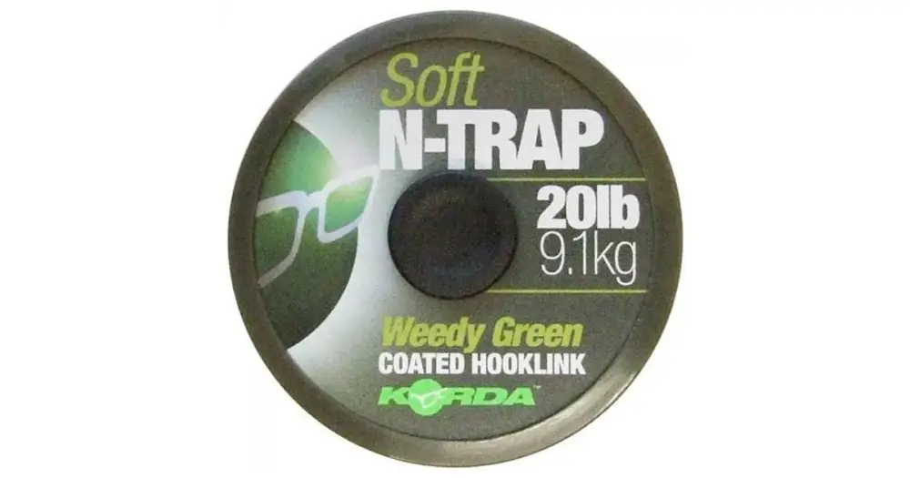 Korda Návazcová Šňůrka N-Trap Soft Green 20 m - Nosnost 30 lb / 13,6 kg Expresní Doručení
