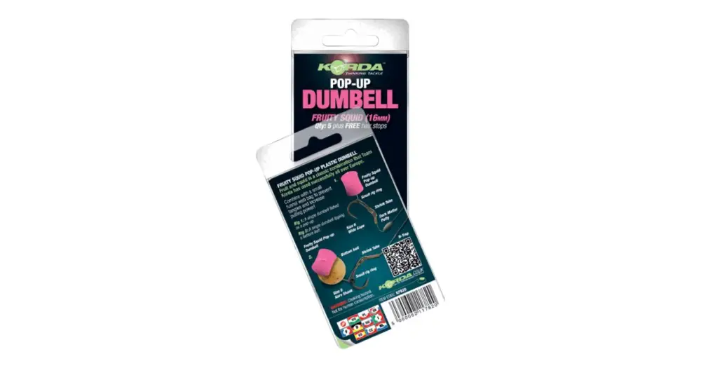 Nejlepší Cena Korda Dumbell Pop-Up Fruity Squid Růžová Ovoce-Oliheň-12 mm