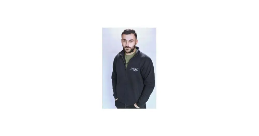 Jet Fish Mikina Černá Zip-Velikost XXL Nejprodávanější