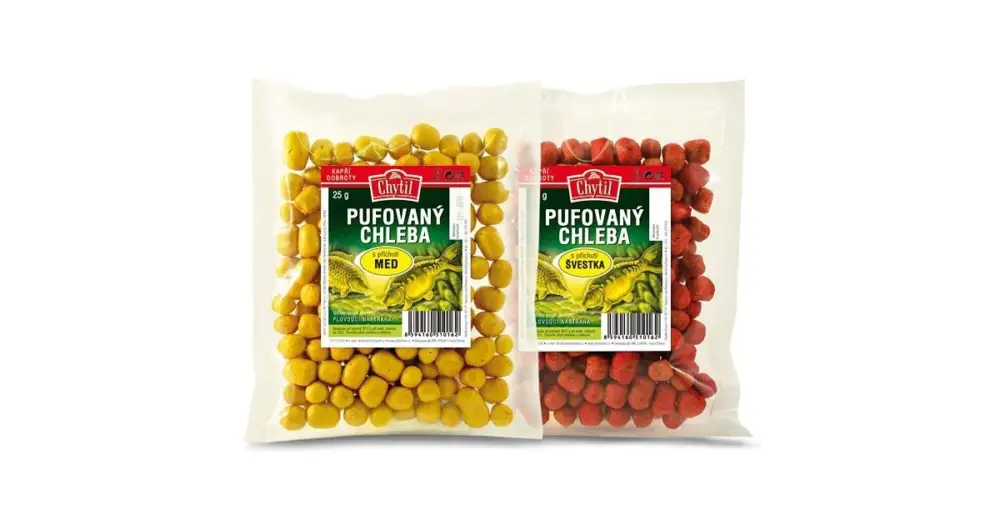 Značkový Chytil Pufovaný chleba 25g - Jahoda