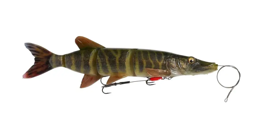 Savage Gear Gumová Nástraha 4D Line Thru Pike Striped Pike-25 cm 110 g Jen Po Omezenou Doba