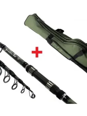 Zfish Combo 2 x Prut Kingstone Telecarp 3,6 m 3,5 lb + Pouzdro Ověřený