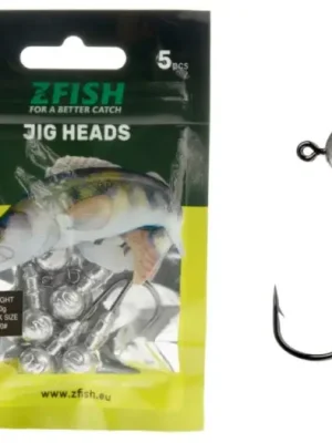 Zfish Jig Hlavička Jig Head 5 ks - Háček 3/0 - 10 g Expresní Doručení