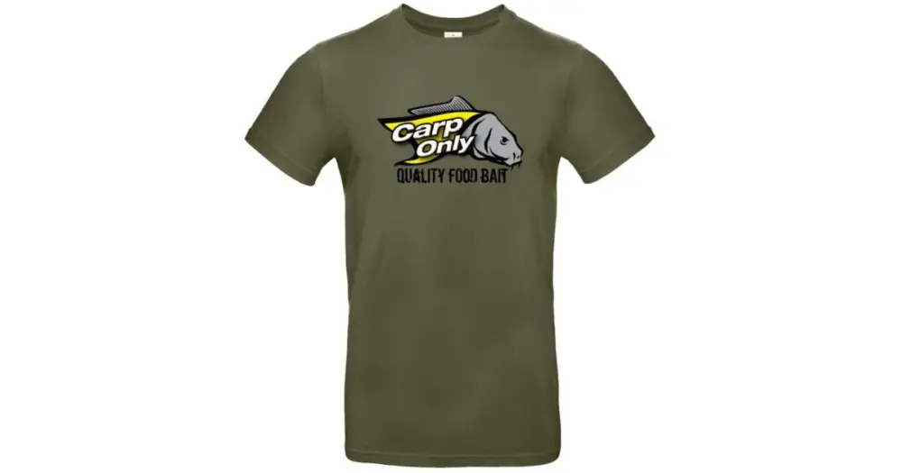 Víkendová Akce Carp Only Tričko Exact Khaki-Velikost XL