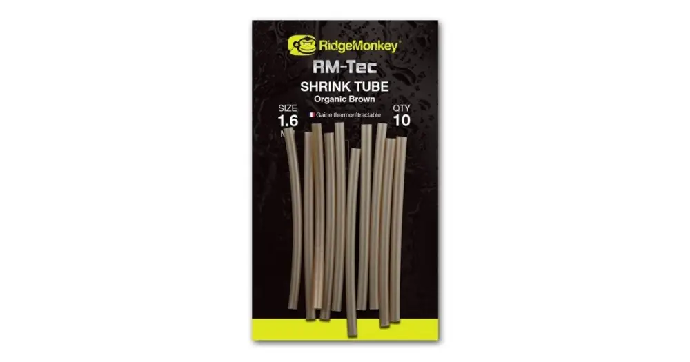 Vrácení Zdarma RidgeMonkey Smršťovací hadičky 2,4 mm-Organic Brown