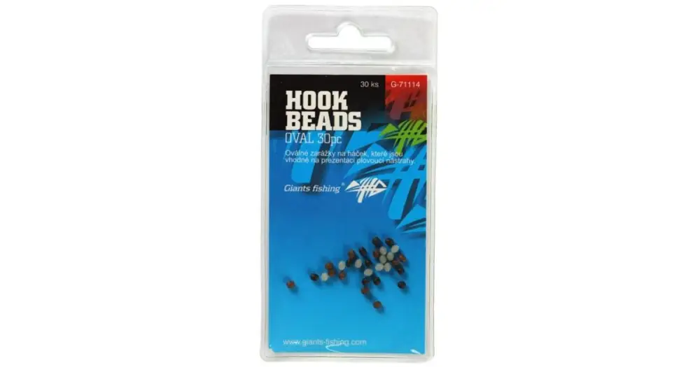 Giants Fishing Zarážka Na Háček Hook Beads Oval 30 ks Akční Cena