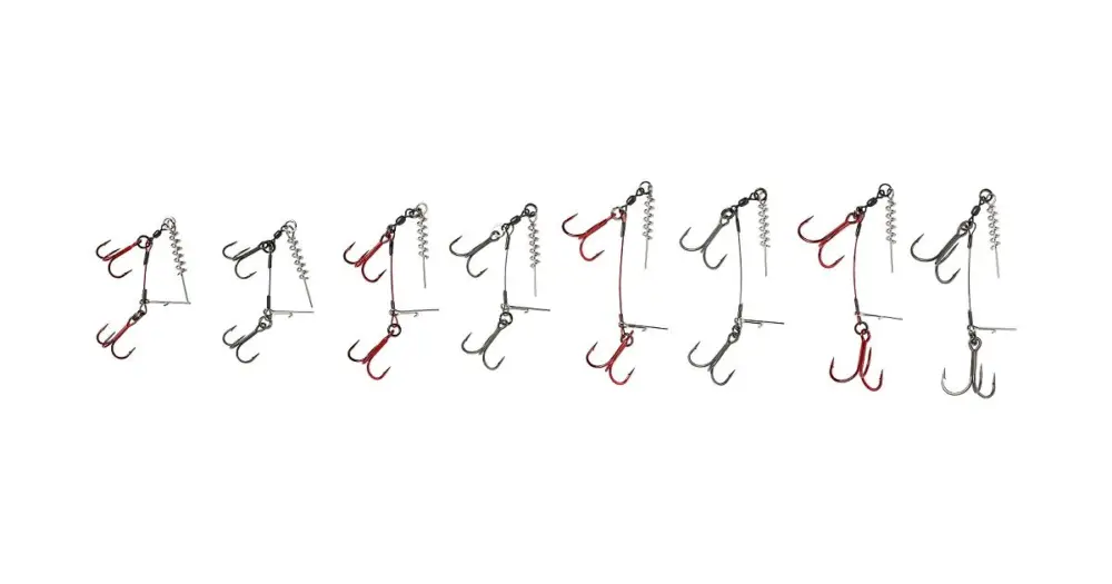 Nakupujte Hned Savage Gear Návazec S Trojháčky Carbon49 Corkscrew Stinger 1-Nosnost 31 Kg /Vel.Háčku 3/0