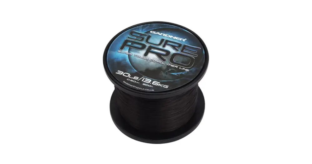 Top Prodej Gardner Vlasec Sure Pro Black-Průměr 0,50 mm / Nosnost 13,6 kg / Návin 500 m