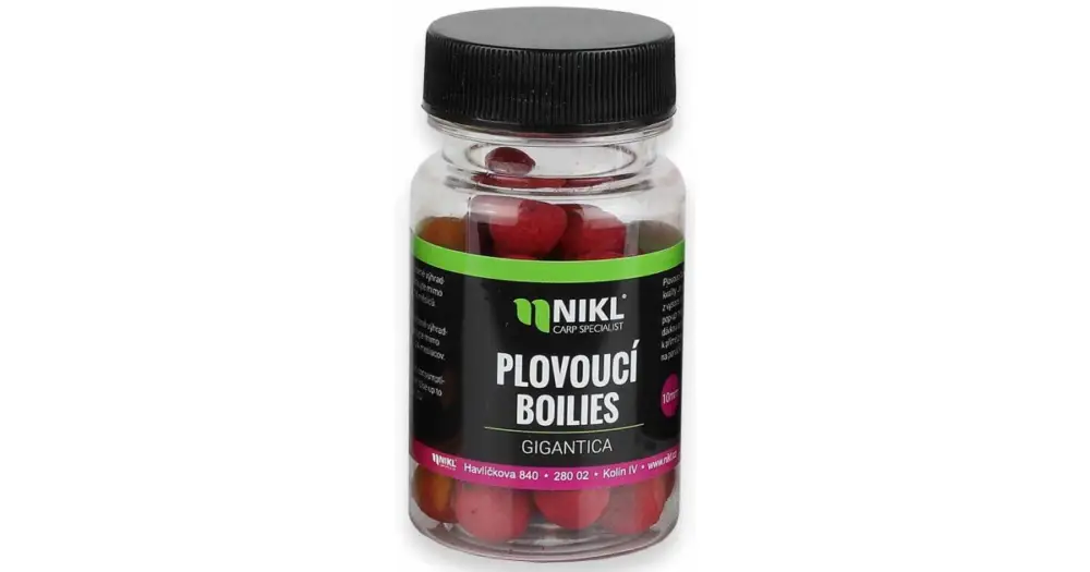 Nikl Plovoucí boilie 10 mm 20 g-Gigantica Přímo Od Výrobce