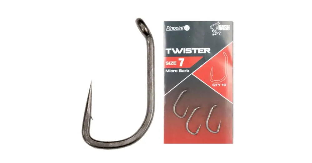 Nash Háčky Pinpoint Twister Micro Barbed-Velikost 7 Jen Po Omezenou Doba