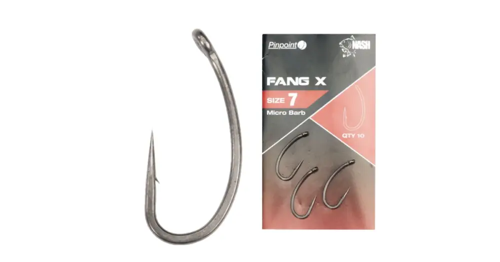 Nash Háčky Pinpoint Fang X Micro Barbed-Velikost 1 Pouze Dnes