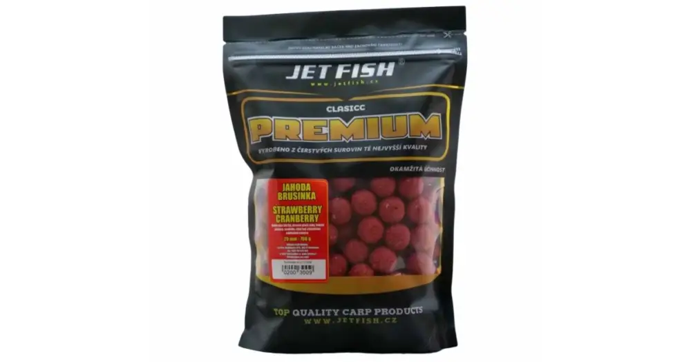 Jet Fish Boilie Premium Clasicc 700 g 20 mm-jahoda brusinka Bezpečná Platba