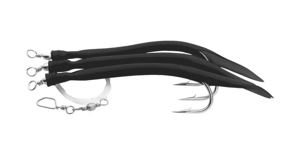 Saenger Aquantic Návazec 3er Gummi Makk System Black 130 cm Hit Sezóny