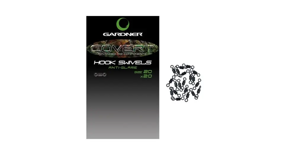 Cenový Hit Gardner Obratlíky Covert Mini Rig Swivels 20 ks