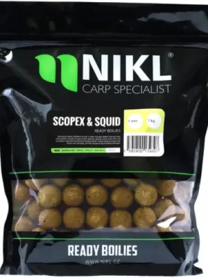 Akční Cena Nikl Boilie Ready Scopex & Squid