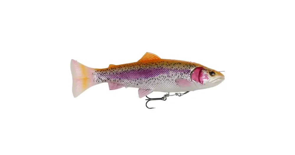Nízká Cena Savage Gear Gumová Nástraha Pstruh 4D Line Thru Pulsetail Trout SS Albino Trout - Délka 25 cm 202 g