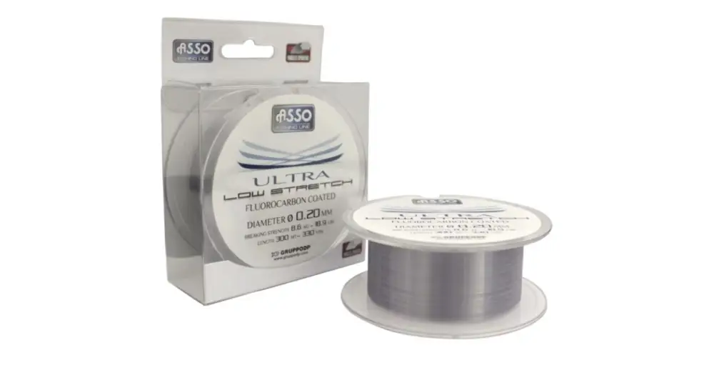 Aktuální Asso Vlasec Ultra Low Stretch 300 m Čirá-Průměr 0,18 mm / Nosnost 6,3 kg