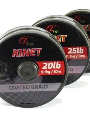 Zfish Šňůrka Kinet Coated Braid Hnědá 10 m-Průměr 35 lb / Nosnost 15,9 kg Nejlepší Volba