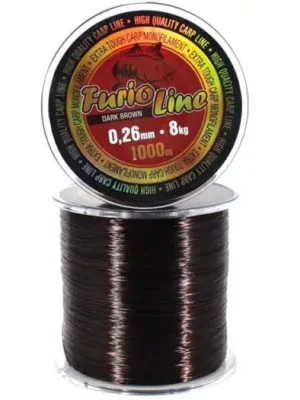 Zfish Vlasec Furio Line Hnědý 1000 m-Průměr 0,28 mm / Nosnost 9,5 kg Jen Po Omezenou Doba