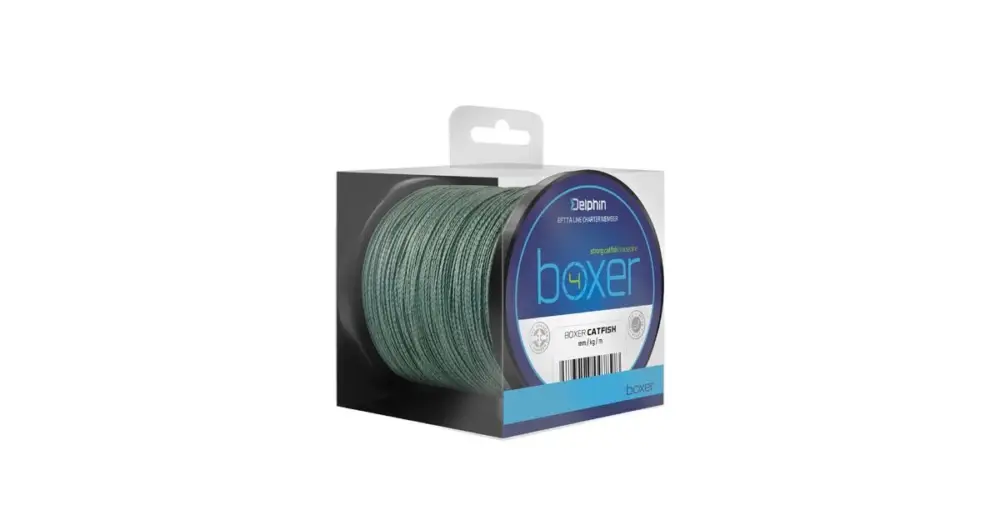 Kup Teď Delphin Splétaná Šňůra Boxer Zelená-Průměr 0,70 mm / Nosnost 62,8 kg / Návin 150 m